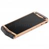 Vertu Aster P Stainles Gold Black Piton Leather Exclusive